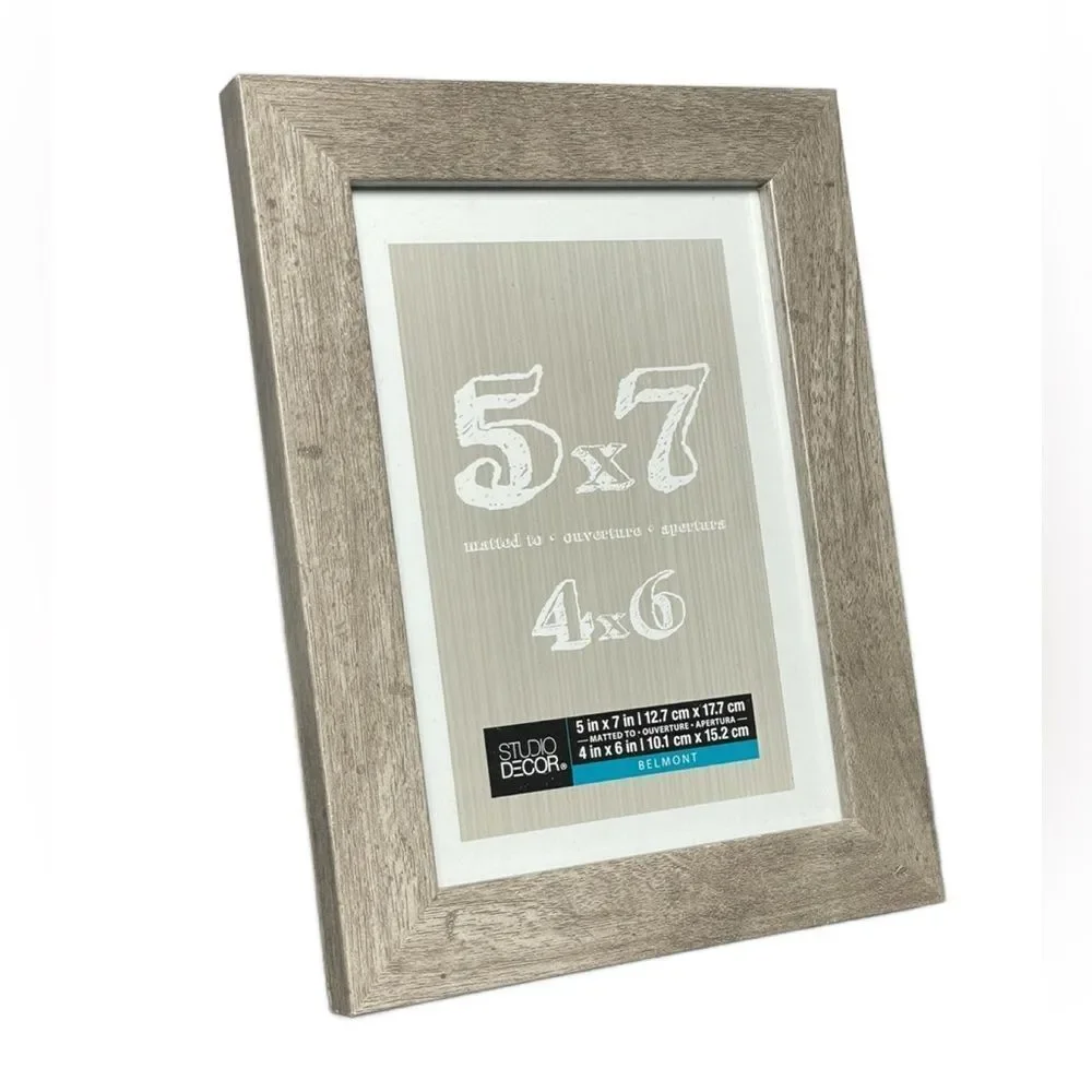 Studio Decor Gray Belmont Free Standing Picture Frame